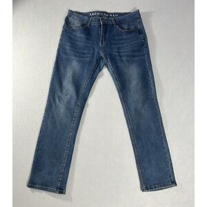 American Rag Jeans Men's 31x29 Blue Comfort Stretch Slim Fit Denim Pants
